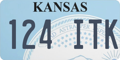 KS license plate 124ITK