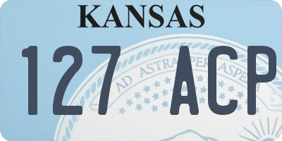 KS license plate 127ACP