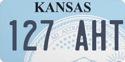 KS license plate 127AHT