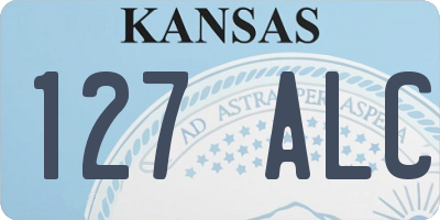 KS license plate 127ALC