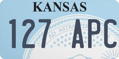 KS license plate 127APC