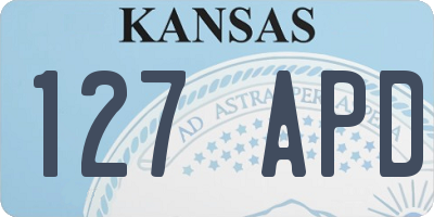 KS license plate 127APD