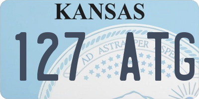 KS license plate 127ATG