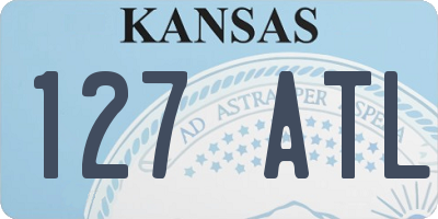 KS license plate 127ATL