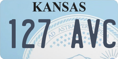 KS license plate 127AVC
