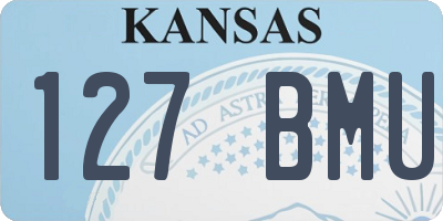 KS license plate 127BMU