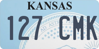 KS license plate 127CMK
