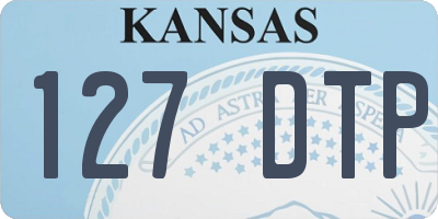 KS license plate 127DTP