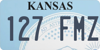 KS license plate 127FMZ