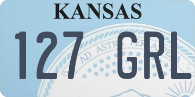 KS license plate 127GRL