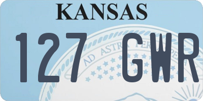 KS license plate 127GWR