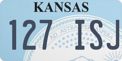 KS license plate 127ISJ