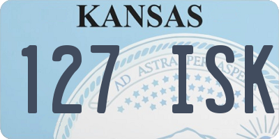 KS license plate 127ISK