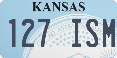 KS license plate 127ISM