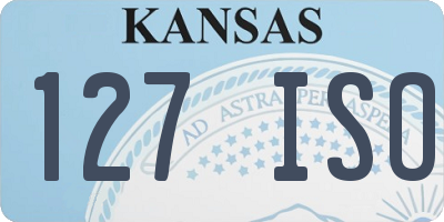 KS license plate 127ISO