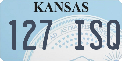 KS license plate 127ISQ