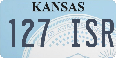 KS license plate 127ISR