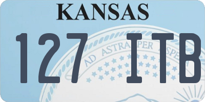 KS license plate 127ITB