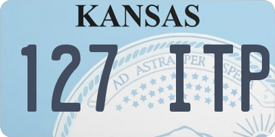 KS license plate 127ITP