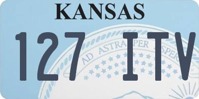 KS license plate 127ITV