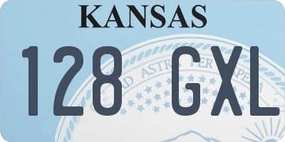 KS license plate 128GXL