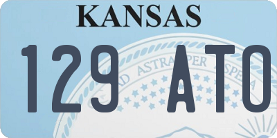 KS license plate 129ATO