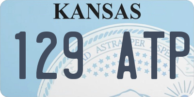 KS license plate 129ATP