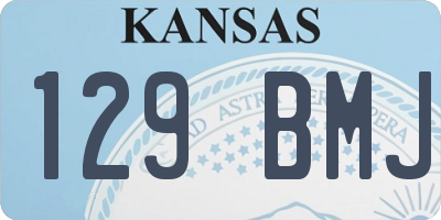 KS license plate 129BMJ