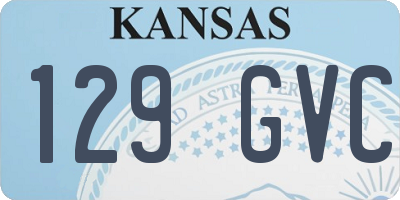 KS license plate 129GVC