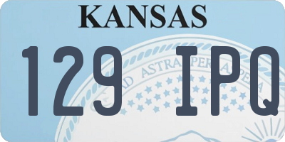 KS license plate 129IPQ