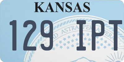 KS license plate 129IPT