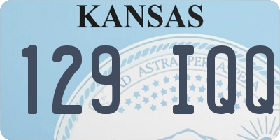 KS license plate 129IQQ