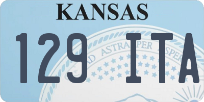 KS license plate 129ITA