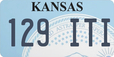 KS license plate 129ITI