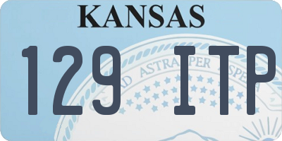 KS license plate 129ITP