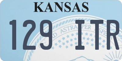 KS license plate 129ITR