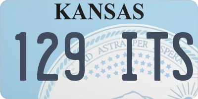 KS license plate 129ITS