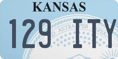 KS license plate 129ITY