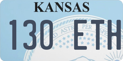 KS license plate 130ETH