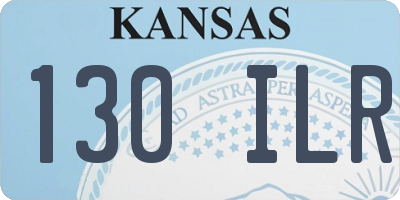 KS license plate 130ILR