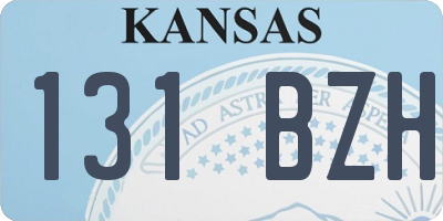 KS license plate 131BZH