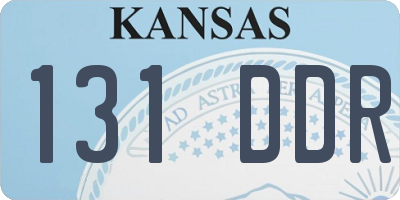 KS license plate 131DDR