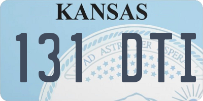KS license plate 131DTI