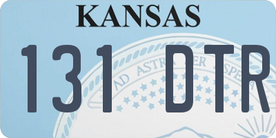 KS license plate 131DTR