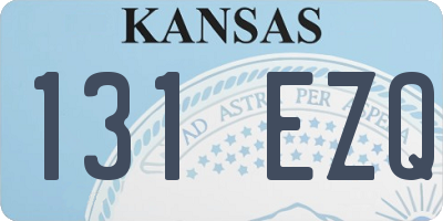 KS license plate 131EZQ