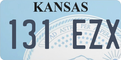 KS license plate 131EZX