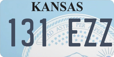 KS license plate 131EZZ