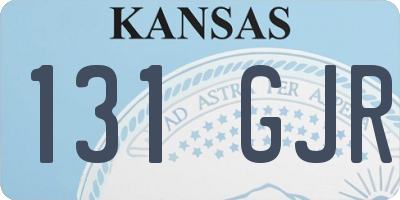 KS license plate 131GJR