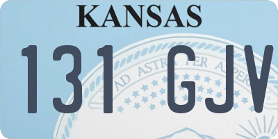 KS license plate 131GJV