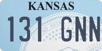 KS license plate 131GNN